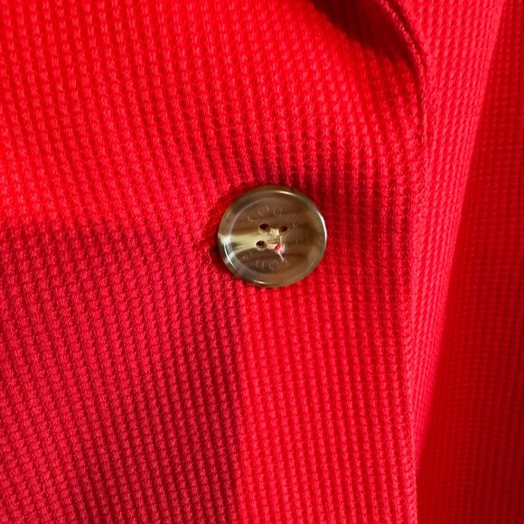 Woman Blazer, Red, Courte Rowe Brand, Size XL - Picture 3 of 4